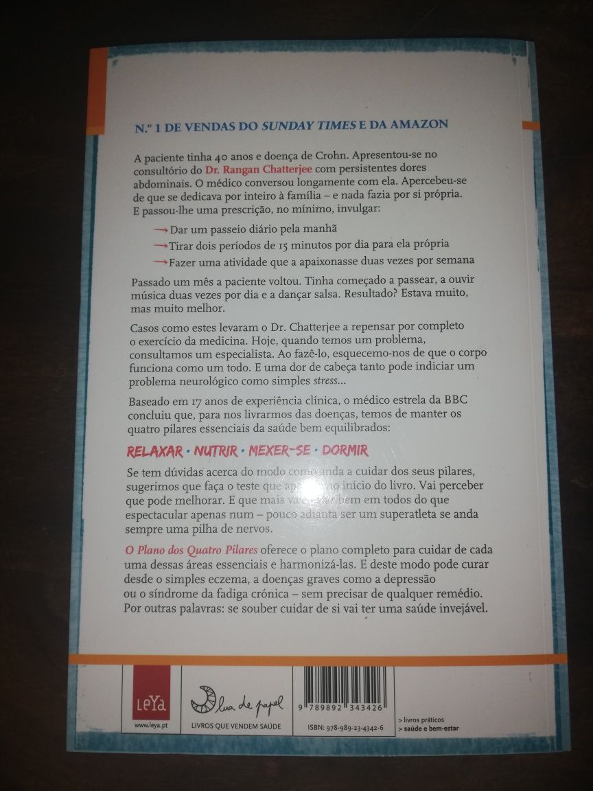 Vendo livro "O plano dos 4 pilares"