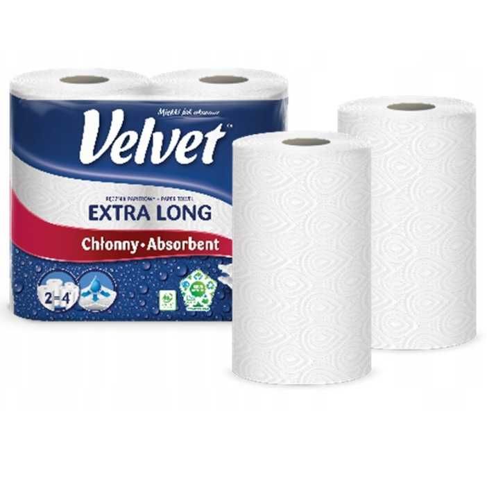 Ręcznik papierowy Velvet Extra Long 10 opak a'2 (22m) 2-war *celuloza