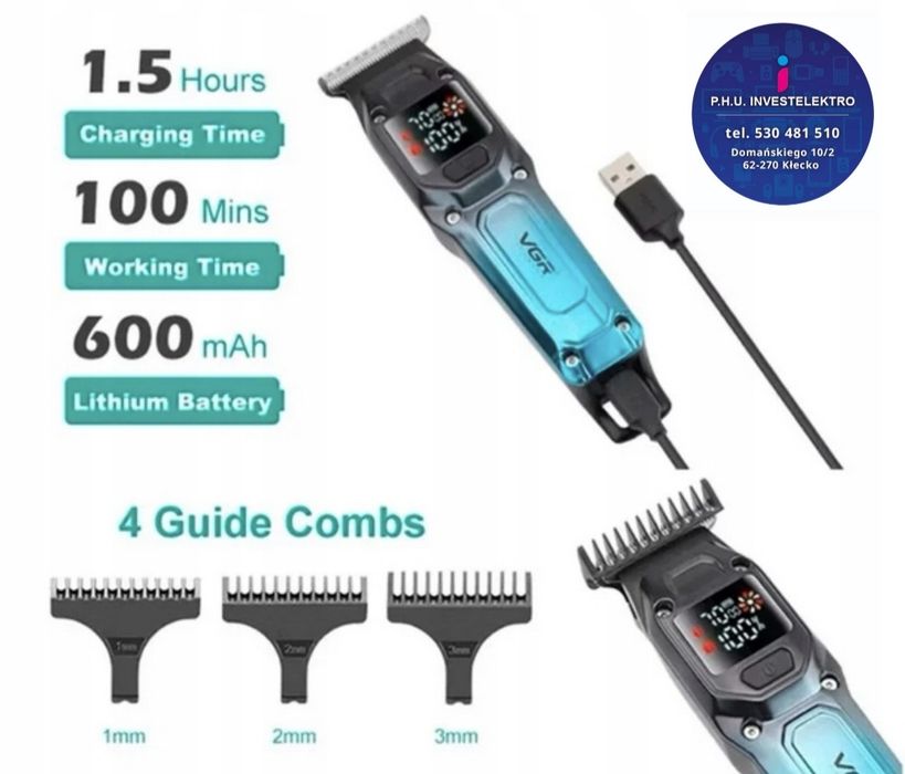 Trymer maszynka do włosów NEW