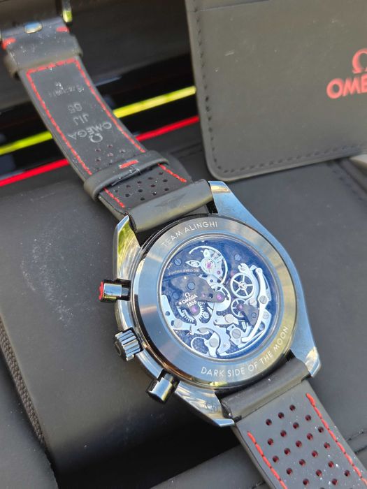 Omega Speedmaster Dark Side of the Moon - team Alinghi - Gwarancja