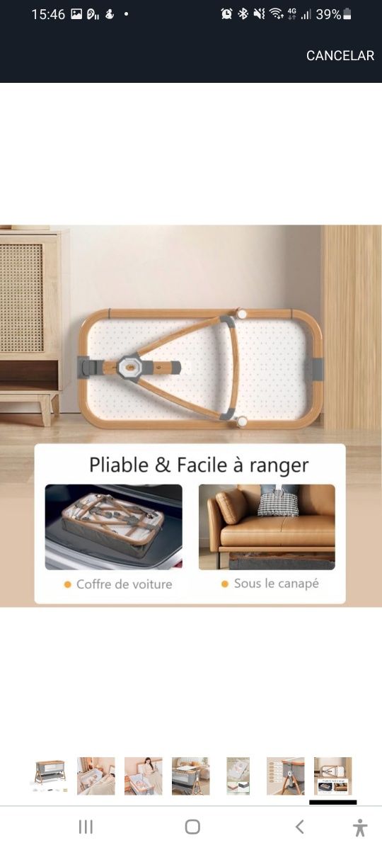 Berço portátil Joyeuse