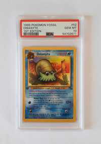 PSA 10 Pokemon Omanyte 1999 Fossil 52/62 1st edition Gem Mint