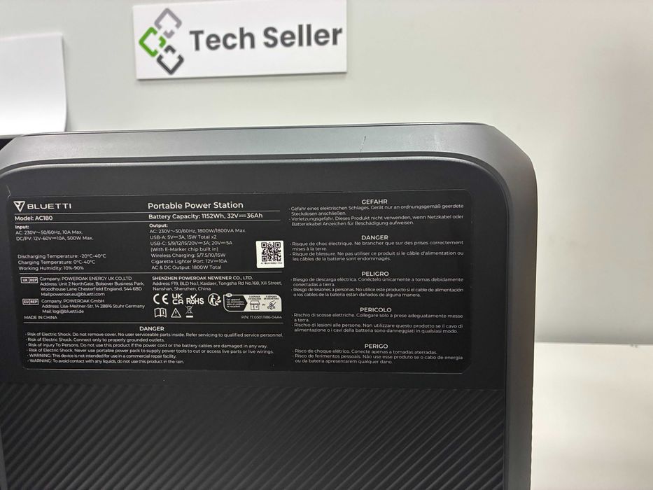 Зарядна станція BLUETTI AC180 1152Wh (В наявості Київ + Гарантія)