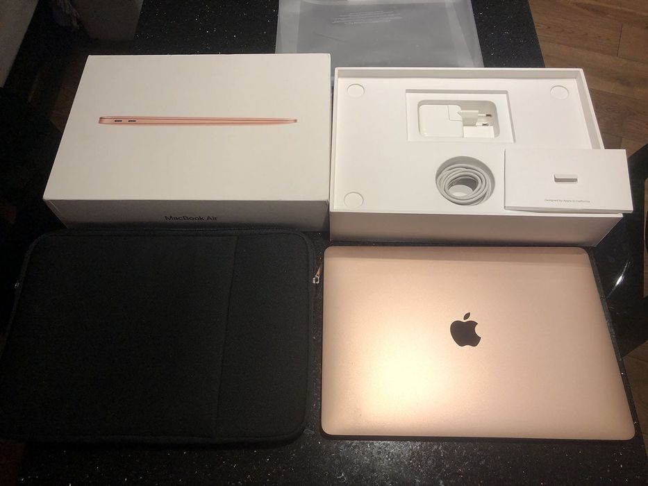 Apple MacBook Air 13" 2018 i5 8GB 256GB Gold, stan idealny + Etui