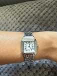 Cartier zegarek Panthere srebrny