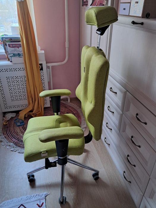 Крісло KULIK SYSTEM Elegance Asur,  Оливка, ідеал