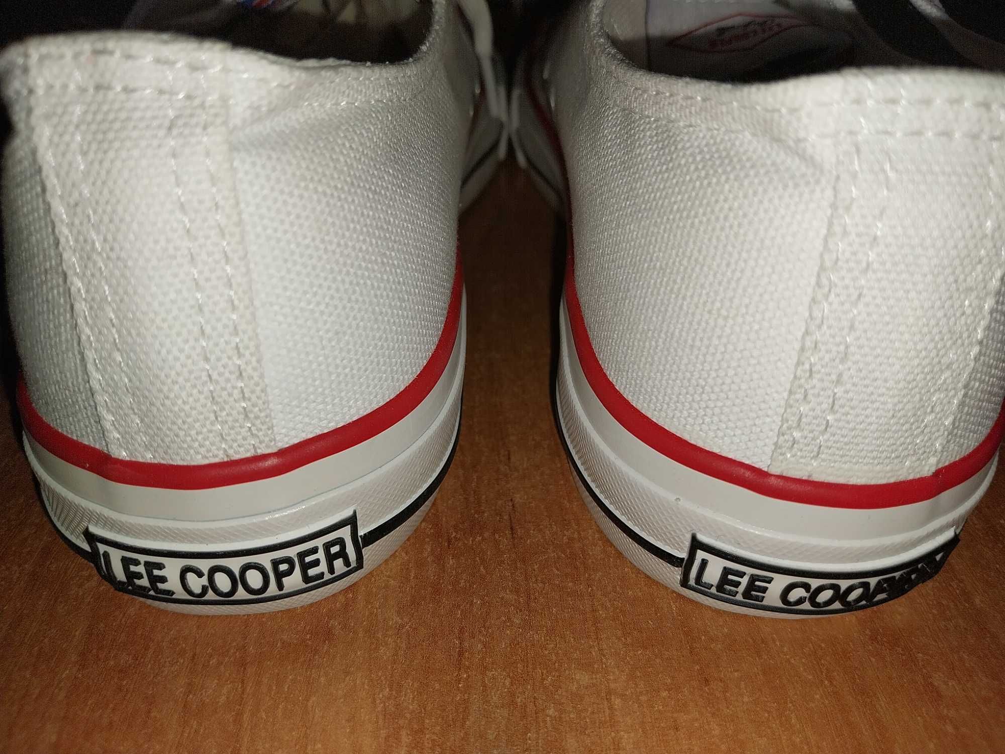 Białe trampki Lee Cooper, r. 39