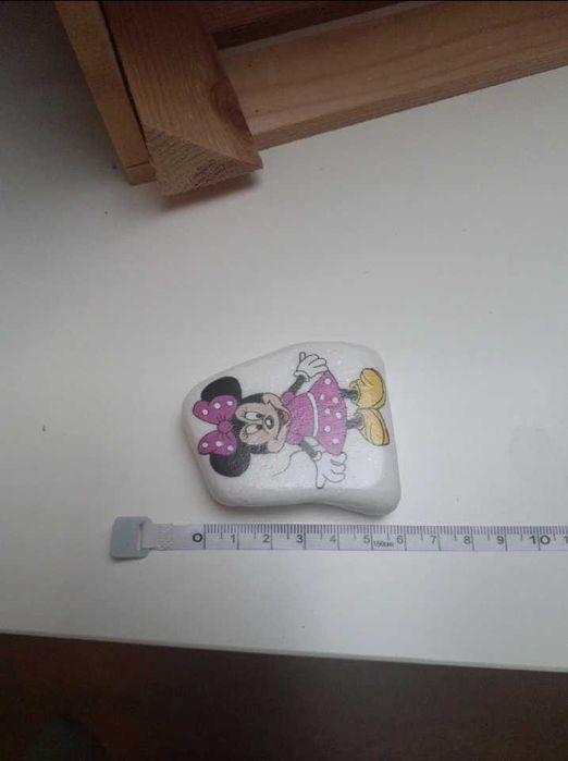 Malowany kamień, Rękodzieło, Myszka Minnie