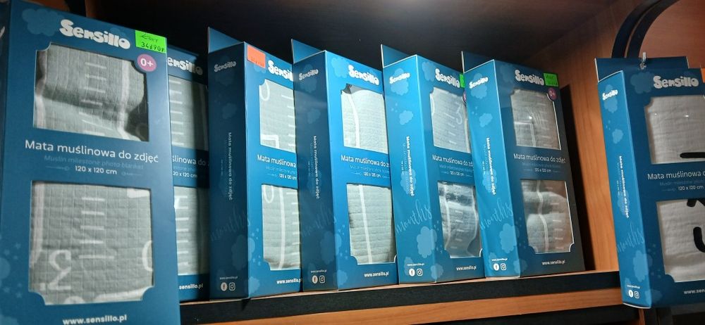 MATA MUŚLINOWA do zdjęć otulacz 120x120