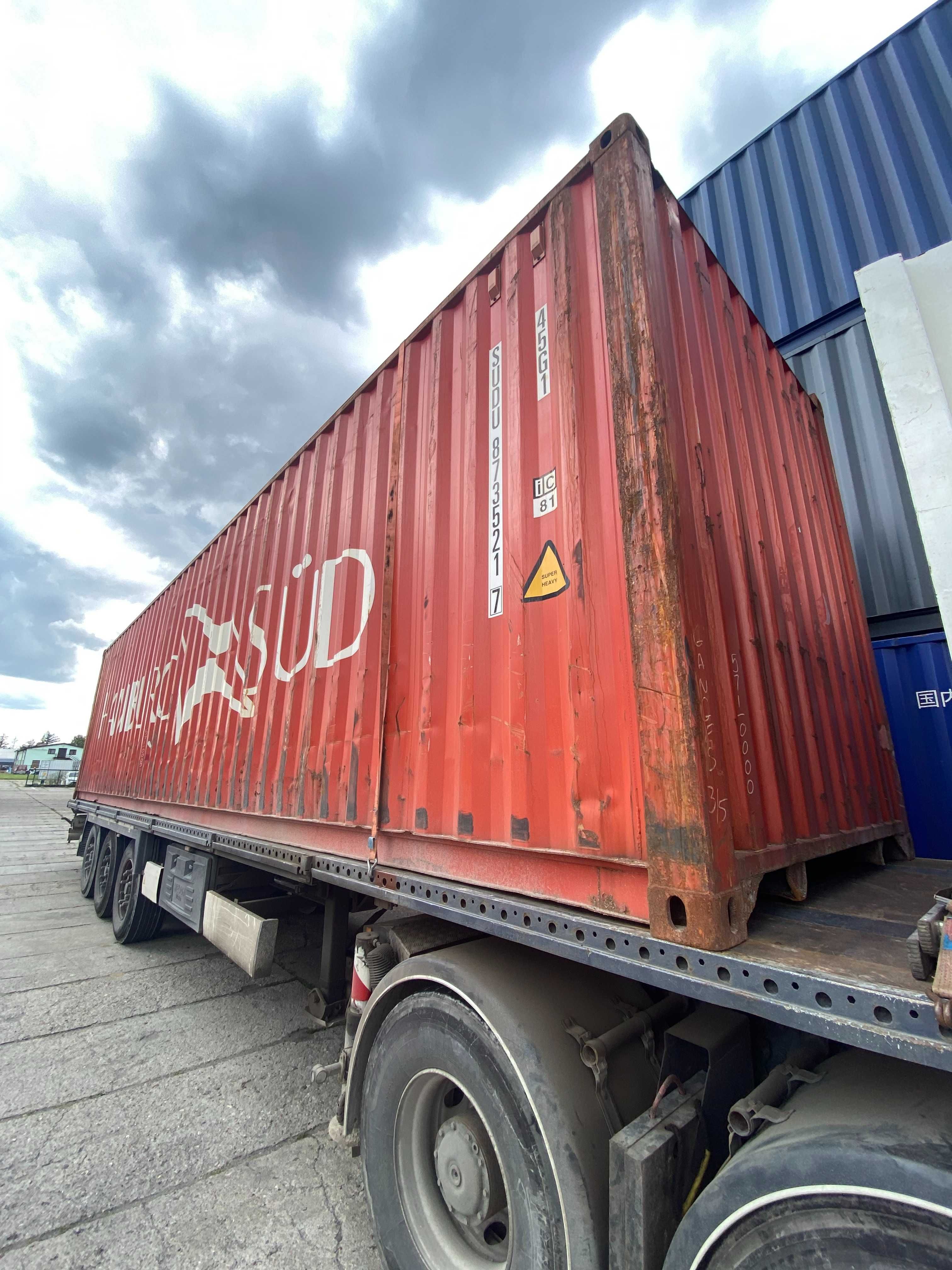 Kontener 40 High Cube - Podwyższany