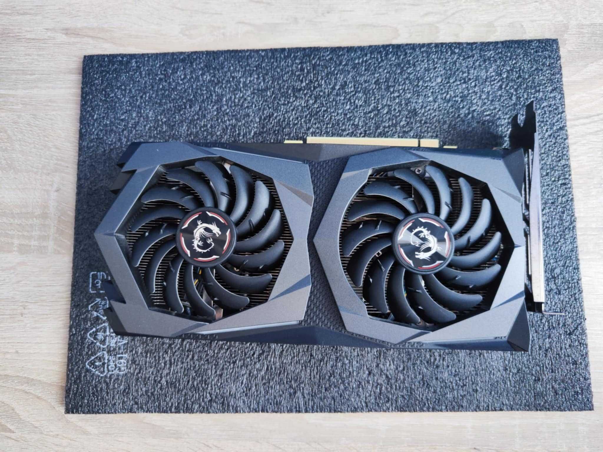 Sprzedam kartę graficzną MSI GeForce GTX 1660 Ti GAMING X 6GB GDDR6