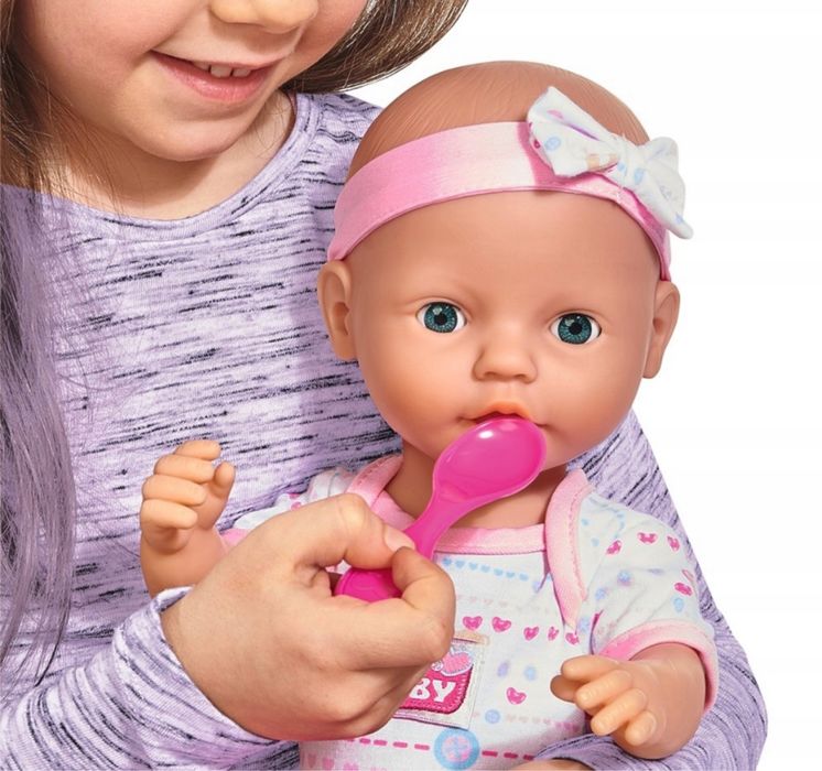 LALKA BABY BORN Pije Sika Interaktywna Dziewczynka z akcesoriami Duża