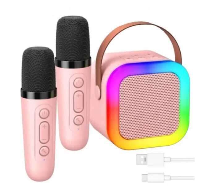 Портативна бездротова колонка з караоке 2 мікрофона
