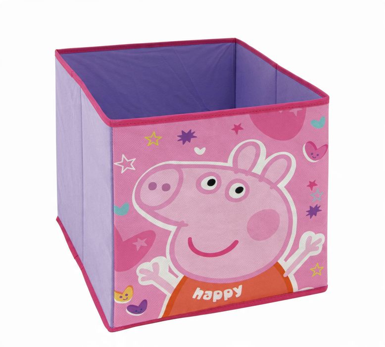 Pojemnik Organizer na zabawki ŚWINKA PEPPA Pepa PIG pudełko do pokoju