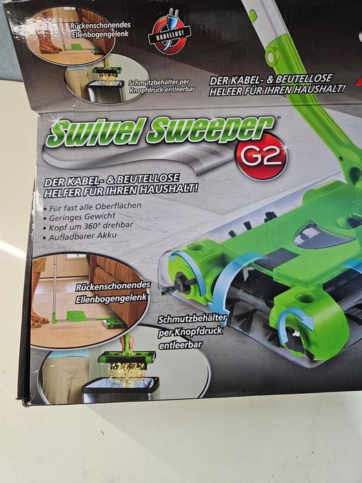 Nowa akumulatorowa miotła z funkcją wycierania – bezprzewodowa, bezwor