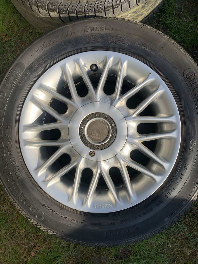 Alufelgi koła 5x120 BMW z oponami letnimi 205/60R15 91H