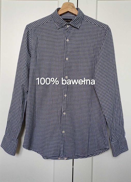 Koszula w kratę na długi rękaw Massimo Dutti rozm. S