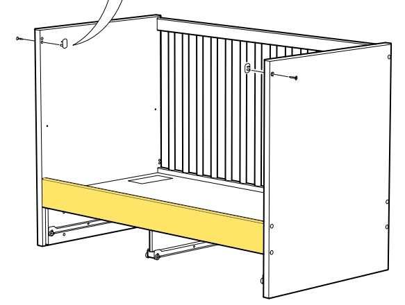 Łóżeczko STUVA + materac VYSSA, IKEA