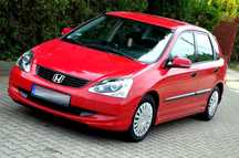 Wpada w Oko CZERWONA HONDA Civic 7 z KLIMĄ rej PL