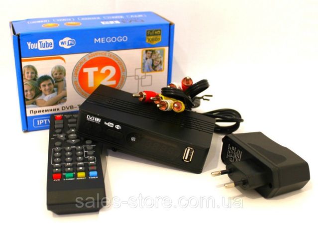 Приставка Тюнер Т2 ресивер цифровой MeGoGo DVB-T2 Т9 с Wi-Fi и USB
