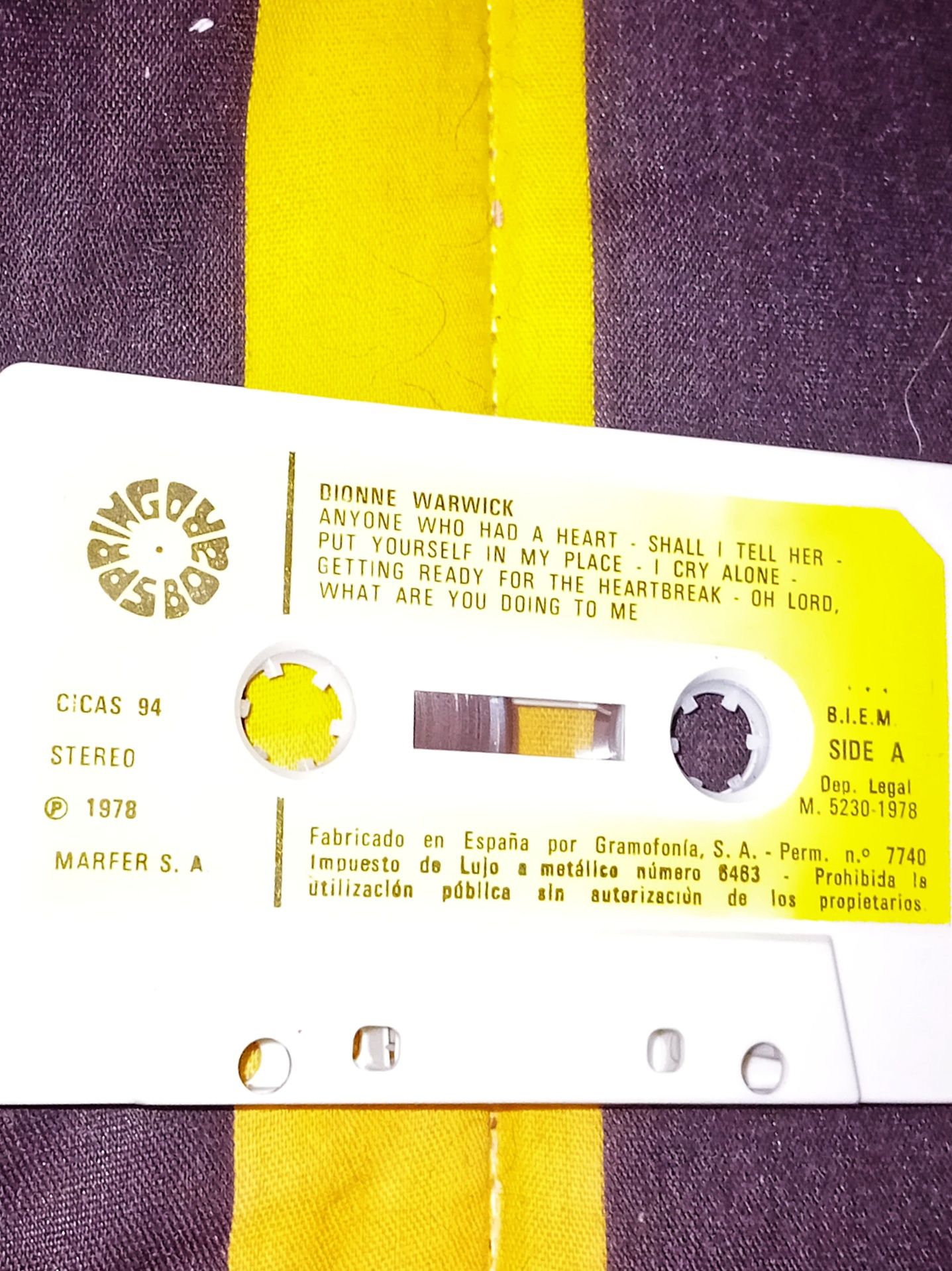 Cassette Dionne Warwick - Grandes Colecciones (Vol. 2)