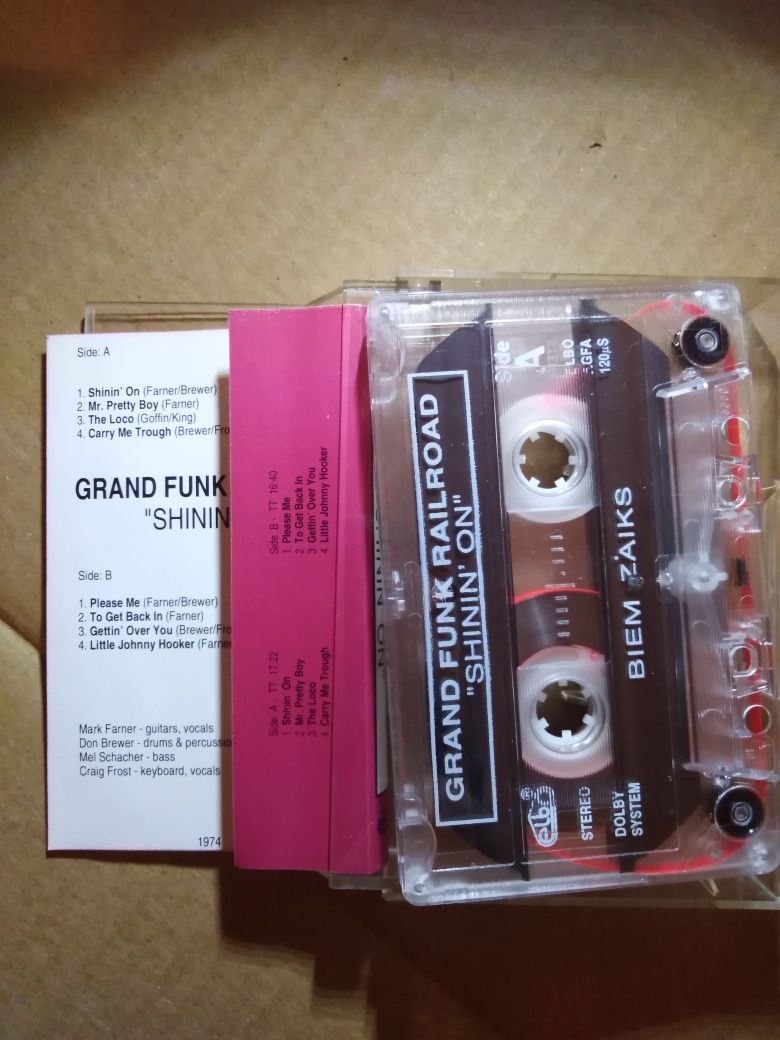 Grand Funk Railroad kaseta