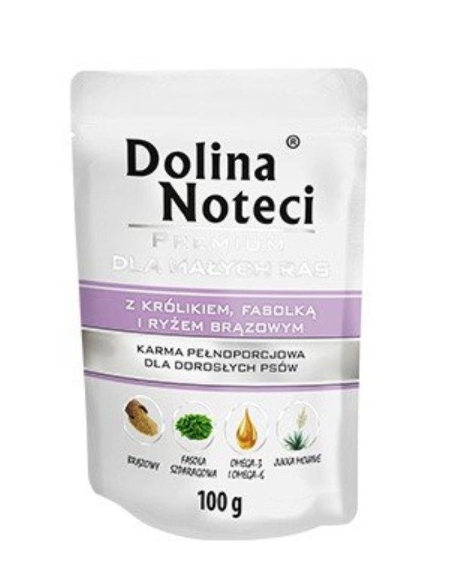 Dolina Noteci Premium z królikiem, fasolką i ryżem saszetka 100 g