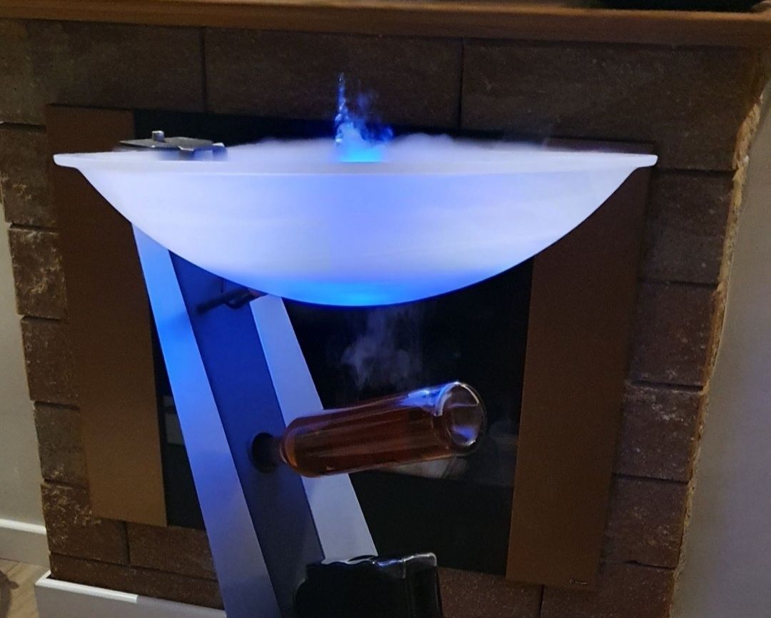 Lampa jonizator  nawilżacz powietrza stojak na alkohol