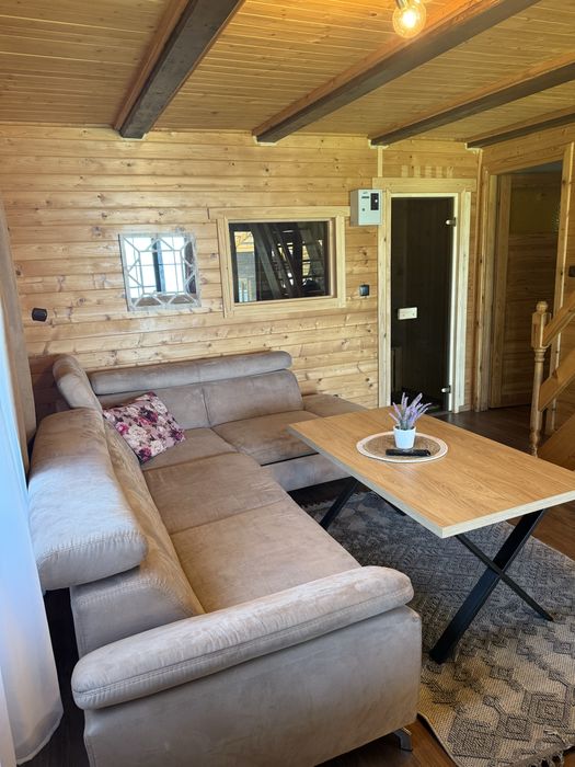 Domek 8os, całoroczny, 20m do wody sauna balia przy plaży, plac zabaw,