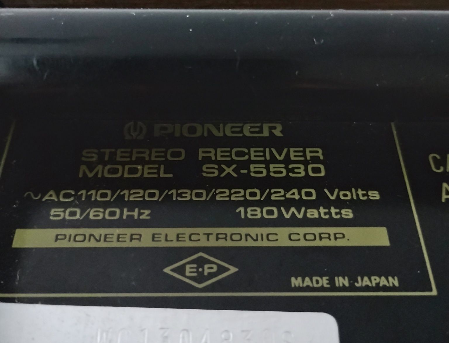 Pioneer SX 5530 Amplituner Wzmacniacz Receiver