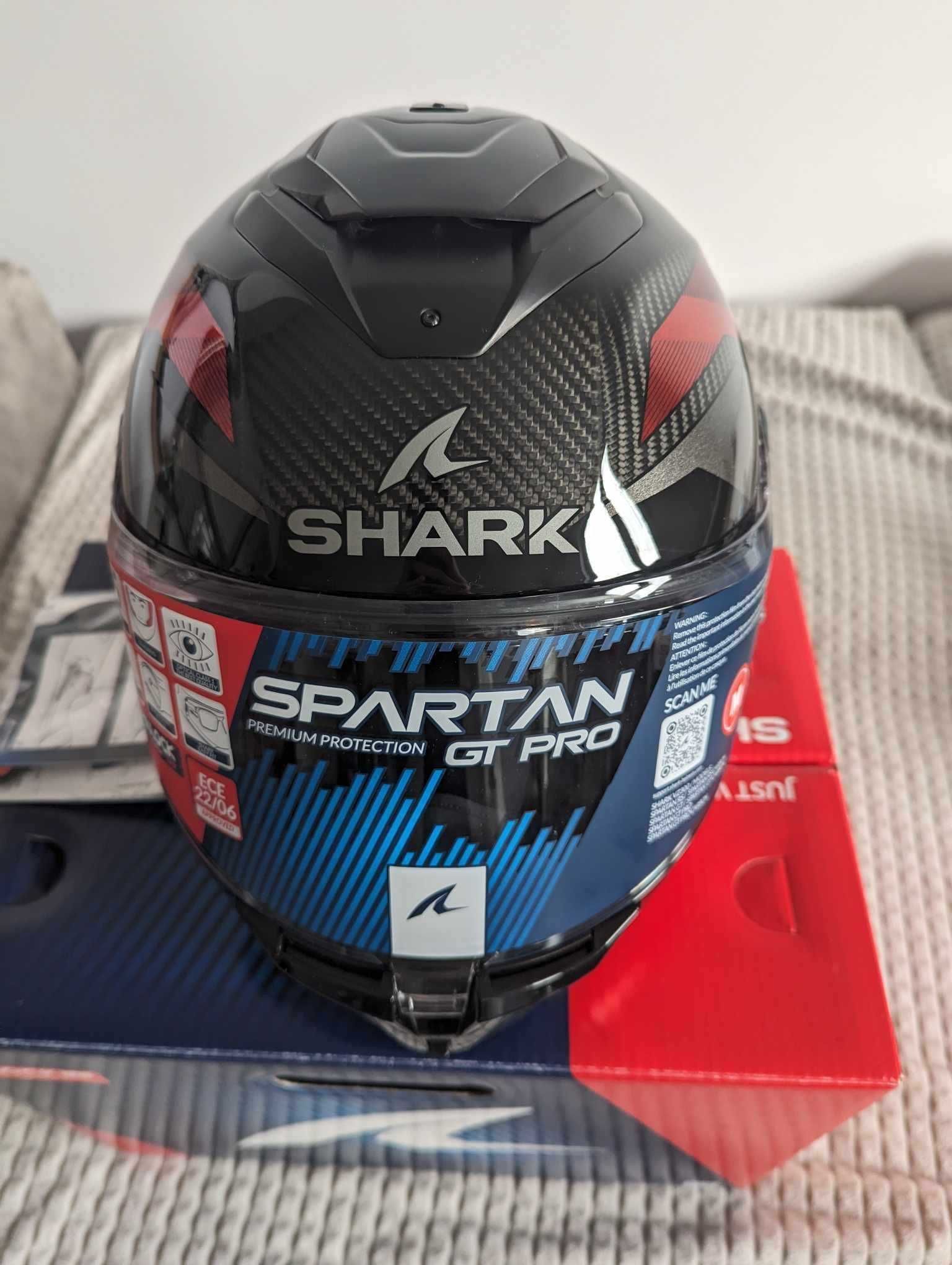 Nowy Kask SHARK Spartan GT Pro Carbon rozmiar M kask motocyklowy