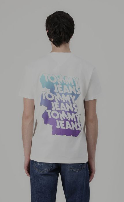 Meski T-shirt Tommy Jeans rozm M biala