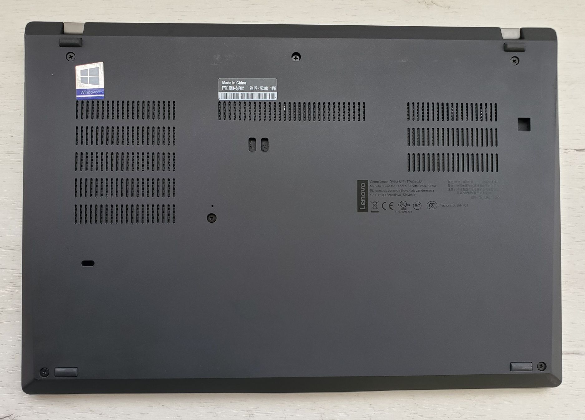 Lenovo ThinkPad T490 8/256 GB FullHD IPS Сенсорний! i5-8365U 2020 р