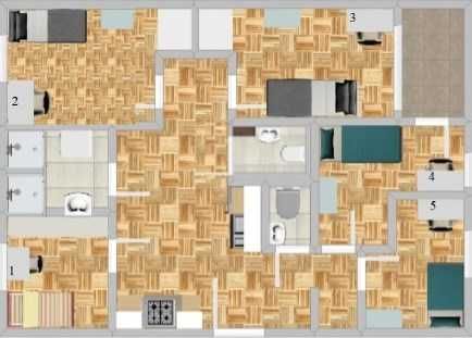 Smocza 22, pokój w dużym mieszkaniu na Nowolipkach, przy AEH