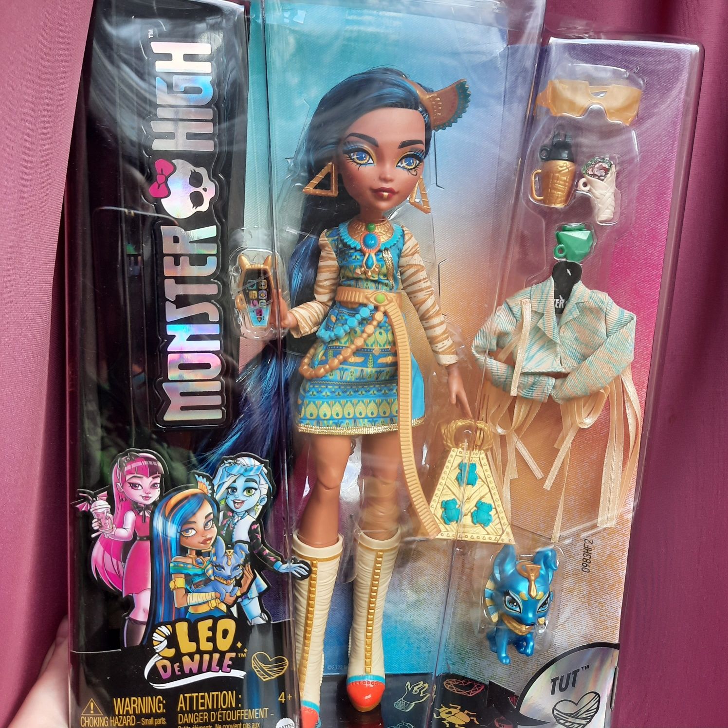 Кукла Монстер Хай Клео де Нил с питомцем Monster High