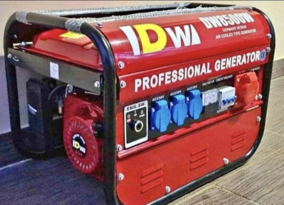 Gerador 8500w monofásico e trifásico arranque manual de corda