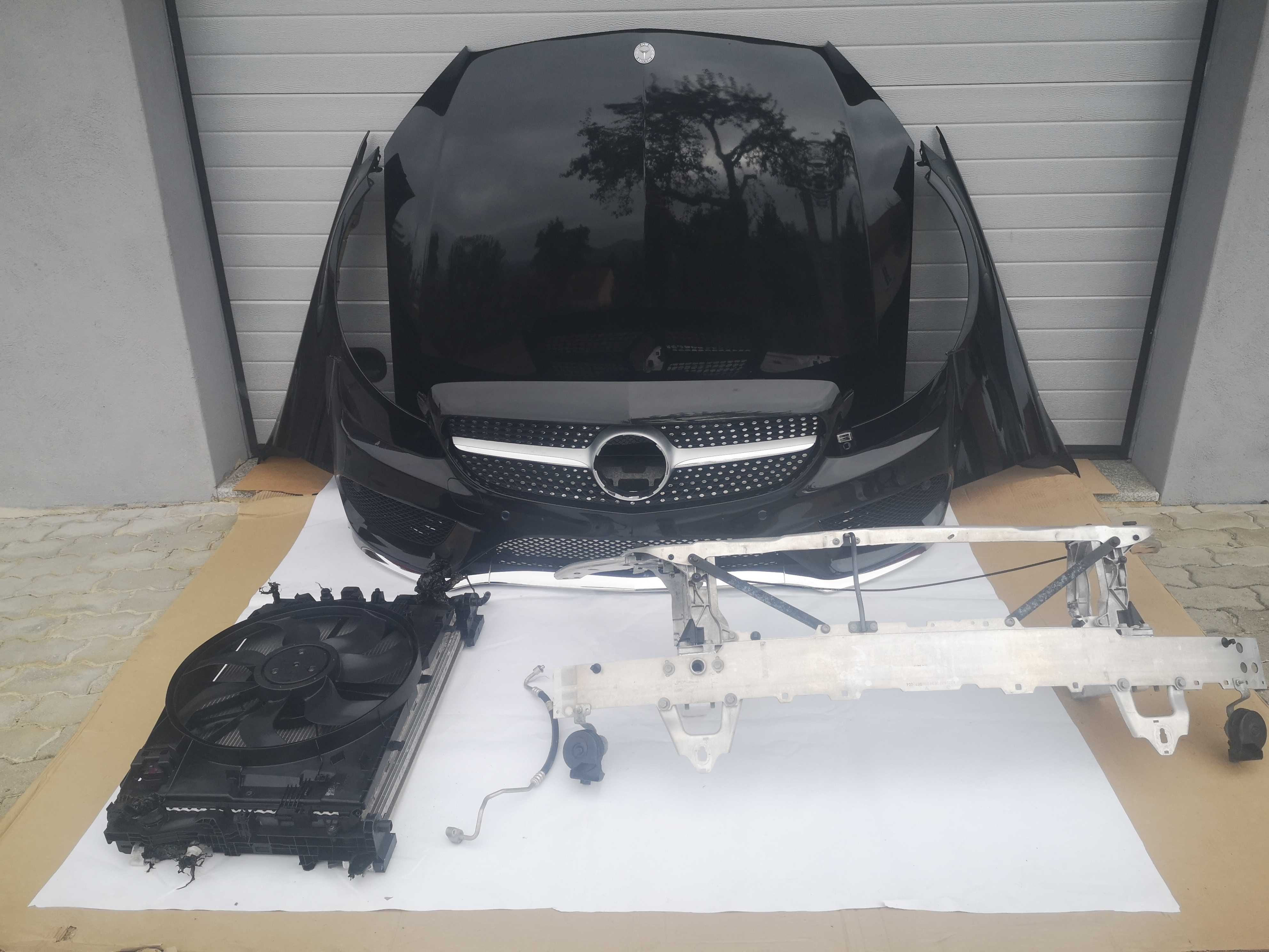 Frente completa c/Farois Opticas Mercedes W205 Class C LED faróis ILS