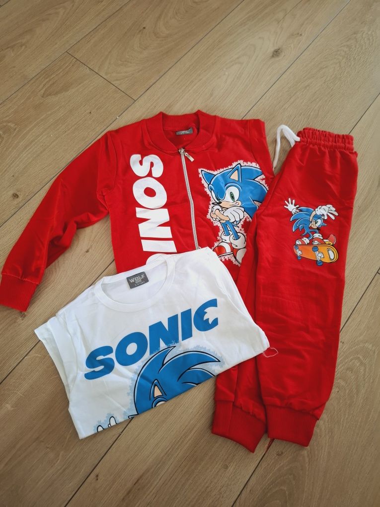 Sonic 122/128 komplet 3 częściowy