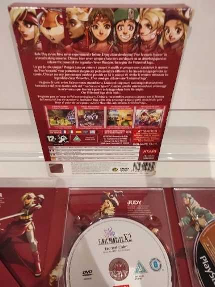 Unlimited Saga Deluxe PAL PS2 (completo com manual e postal)