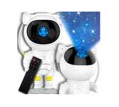 PROJEKTOR GWIAZD ASTRONAUTA Dla Dzieci Lampka Nocna Led Laserowy