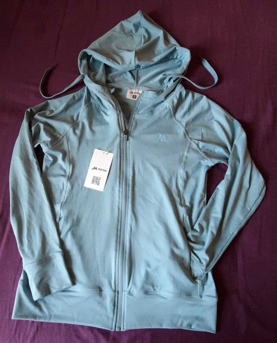 Bluza sportowa damska z kapturem * turkusowa * rozm. S-M * Martes