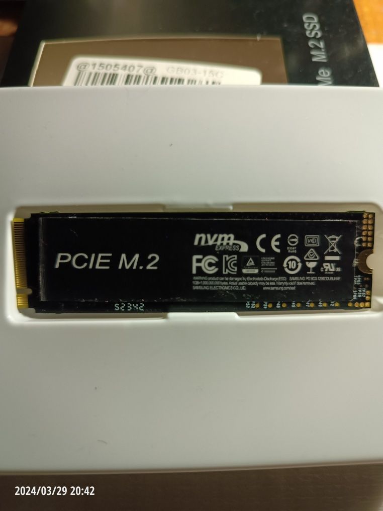 SSD M.2  PCIE NVame 2tb