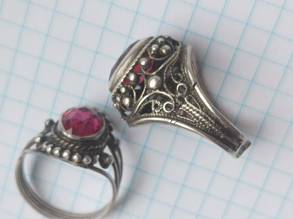 Серебряные кольца СССР.875.
