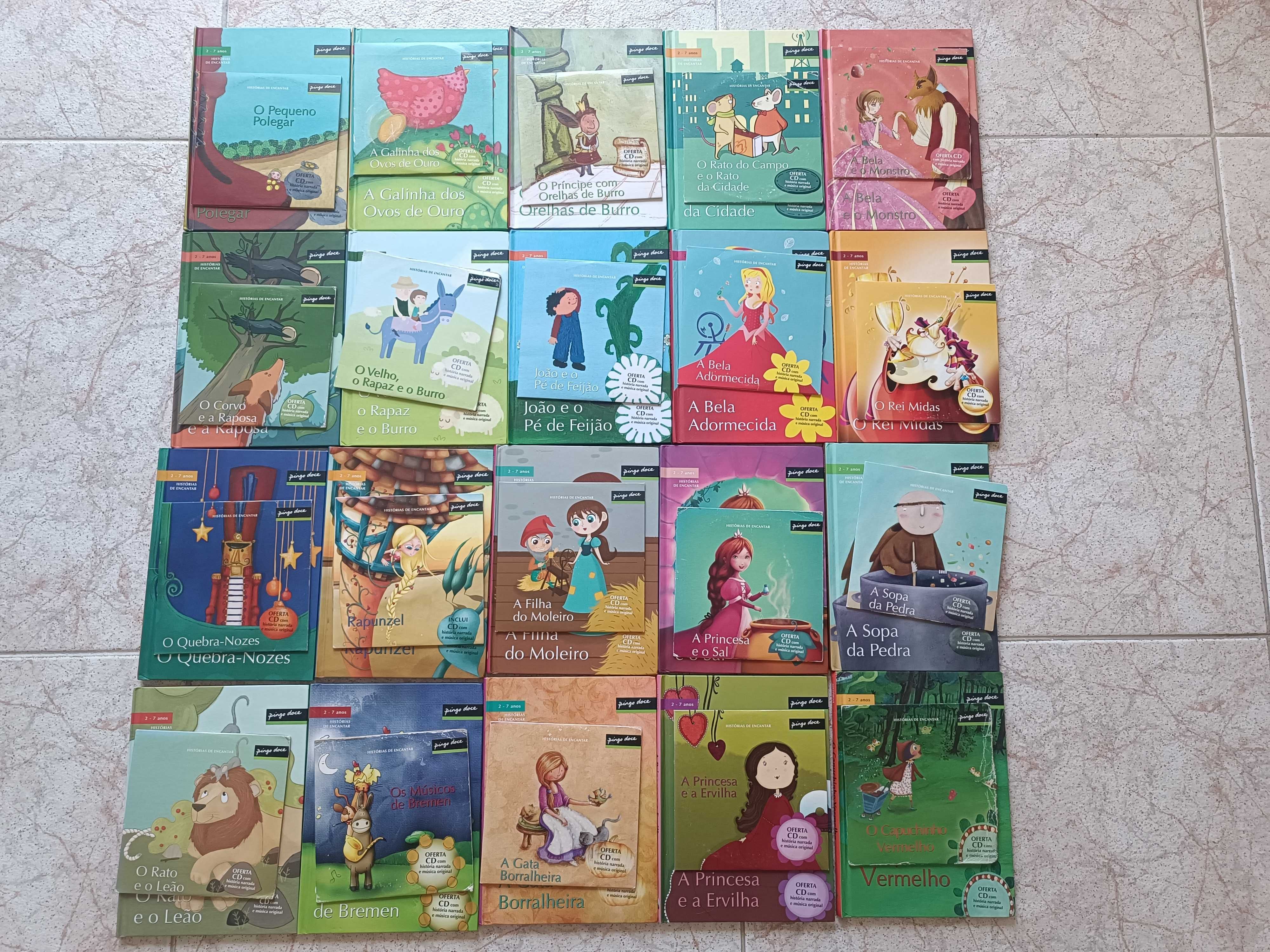 Livros infantis coleção pingo doce histórias de encantar