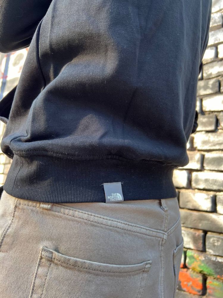 Чоловічі чорні худі TNF big logo The North Face оригінал casual теплі