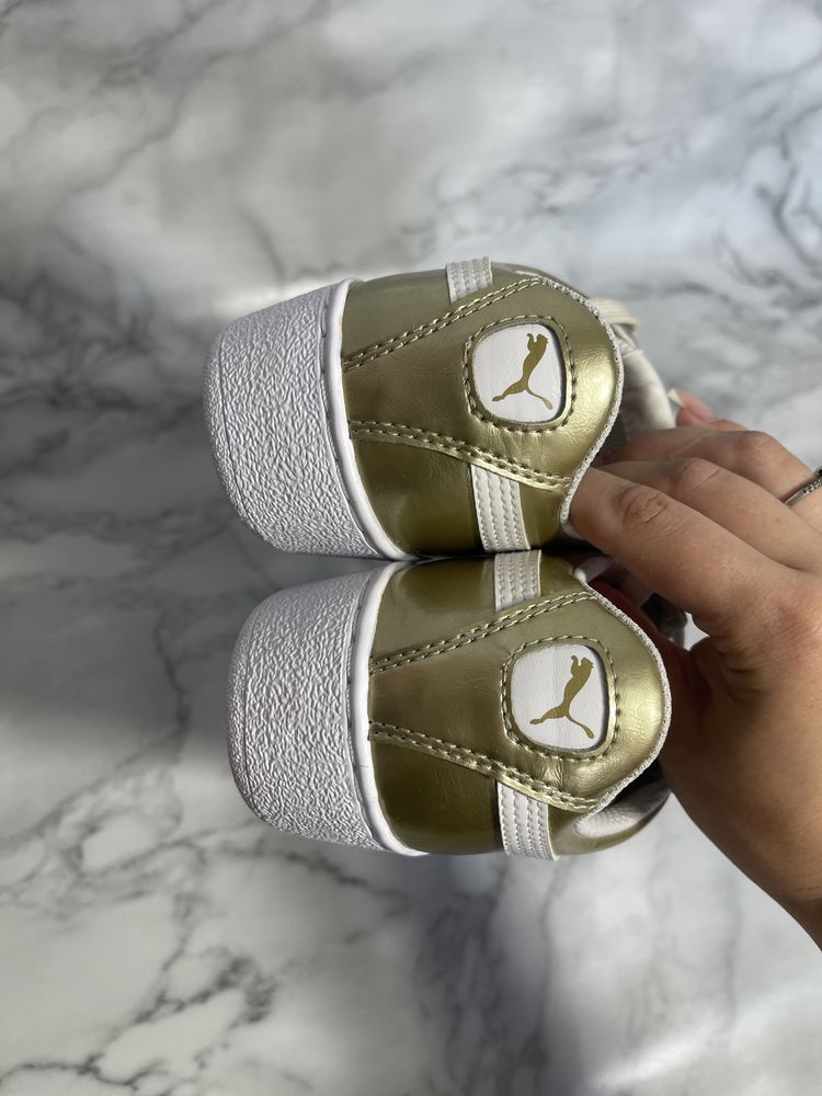 Нові Кросівки puma vikky platform metallic 363609 01 Оригінал 37.5