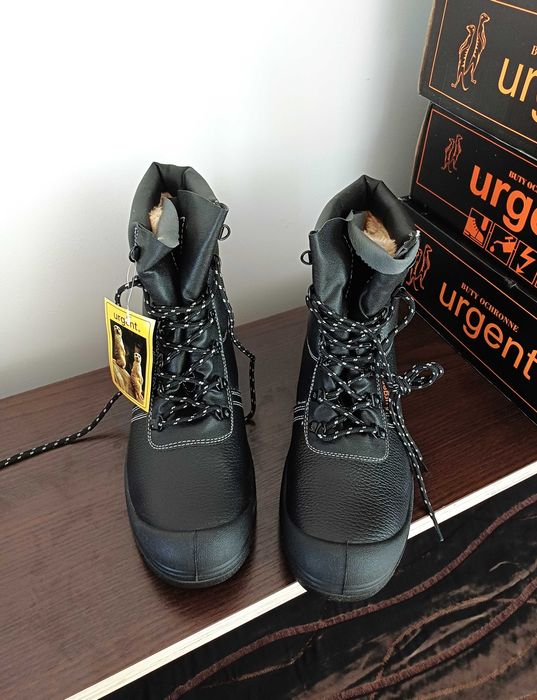 Buty robocze/ochronne- Zimowe URGENT rozm.44 -certyfikat, NOWE