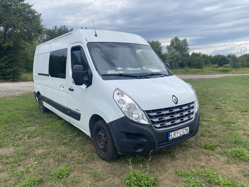 Renault Master 3 brygadowka doka dubel kabina 7 miejsc