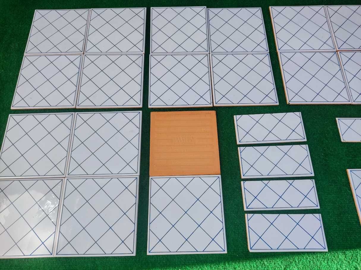 Conjunto 80+ azulejos antigos 15x15 Cerâmica Aleluia