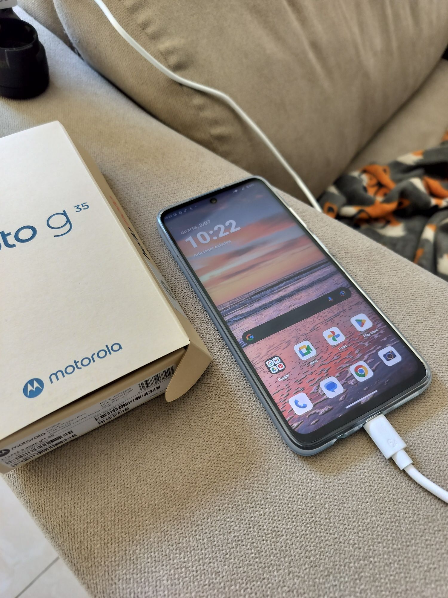Telemóvel Motorola 5G com 128 gb memoria